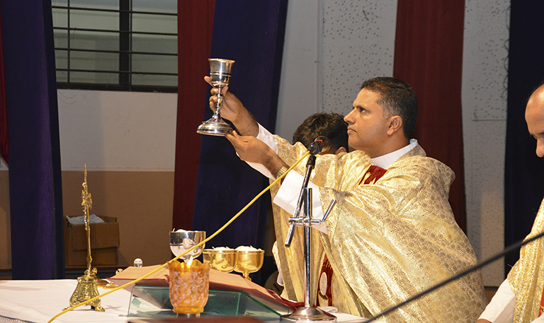 Holy Mass for I PU Catholic Students